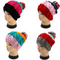 Hand Knitted Winter Warm Hat with Pineapple Design